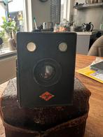 Agfa Box Camera met Tas, Audio, Tv en Foto, Fotocamera's Analoog, Ophalen of Verzenden, Gebruikt, Compact