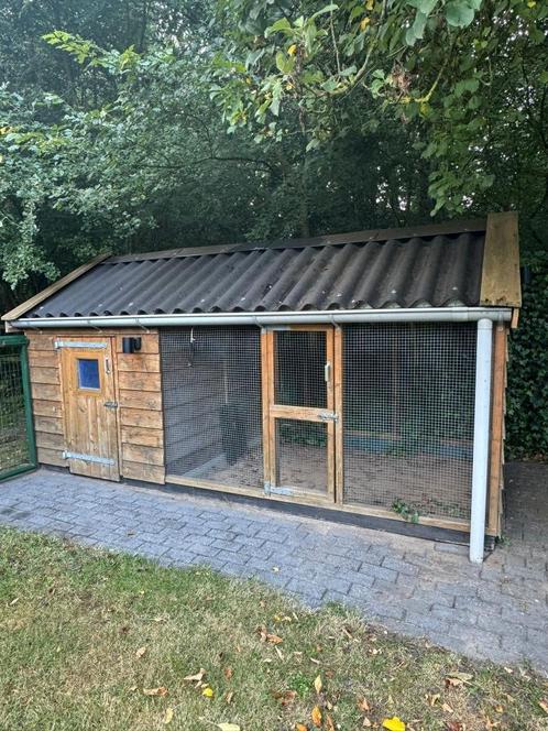 Kippenhok kippenren 4 bij 2 meter!, Dieren en Toebehoren, Pluimvee | Toebehoren, Gebruikt, Kippenhok of Kippenren, Ophalen of Verzenden