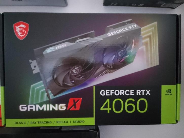 Msi rtx 4060 gaming x 8gb, Computers en Software, Videokaarten, Zo goed als nieuw, Nvidia, PCI-Express 4.0, GDDR6, Ophalen of Verzenden