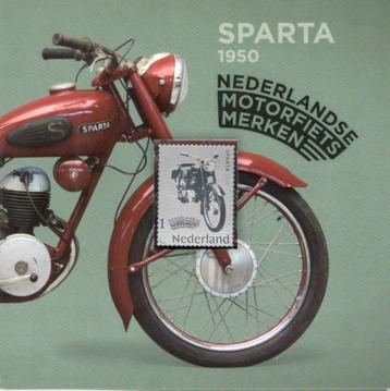 NL motorfietsmerken – Sparta 1950 - Ziveren postzegel beschikbaar voor biedingen