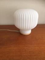 Habitat. Glazen tafel lamp, Ophalen of Verzenden, Zo goed als nieuw, Minder dan 50 cm