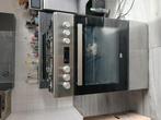 Gasfornuis plus oven, Witgoed en Apparatuur, Fornuizen, Zo goed als nieuw, Gas, 85 tot 90 cm, 4 kookzones