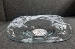 schaal glas Corry Ammerlaan - Helpende hand Artihove, Ophalen of Verzenden, Rond, Glas, Schaal