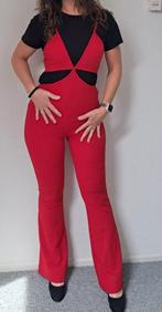Loavies Rode Flared Pants met Bijpassende Top (Maat S), Ophalen of Verzenden, Maat 36 (S), Rood, Loavies
