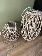 Windlichten, Huis en Inrichting, Woonaccessoires | Kandelaars en Kaarsen, Ophalen of Verzenden, Zo goed als nieuw, Hout