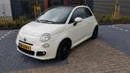 Fiat 500 0.9 Twinair 2014 Wit, Auto's, Zwart, Wit, Handgeschakeld, Particulier