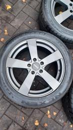 Winterbanden audi a4 a6 mercedes 225 50 17 5x112 velgen, Auto-onderdelen, Banden en Velgen, Ophalen, Gebruikt, Banden en Velgen