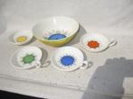 SET Villeroy & Boch schaaltjes jaren 50, Ophalen of Verzenden