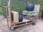 Vintage transportkar / fabriekskar - Blossom Brocante, Ophalen, Gebruikt, Transportkar