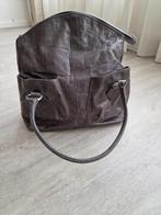 BERGÉ LEREN SHOPPER GRIJS 37X37CM, Ophalen of Verzenden, Zo goed als nieuw, Grijs, Shopper