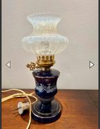 Porselein messing tafellamp, Antiek en Kunst, Antiek | Lampen, Ophalen