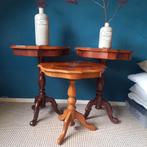3 antieke mahoniehouten wijn tafeltjes, Ophalen