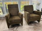 Dames en heren fauteuil, Huis en Inrichting, Fauteuils, Ophalen, Zo goed als nieuw, Stof