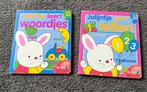 Jolijntje leert woordjes & tellen - 2 Boekjes, Ophalen of Verzenden, Zo goed als nieuw, Uitklap-, Voel- of Ontdekboek, 2 tot 3 jaar