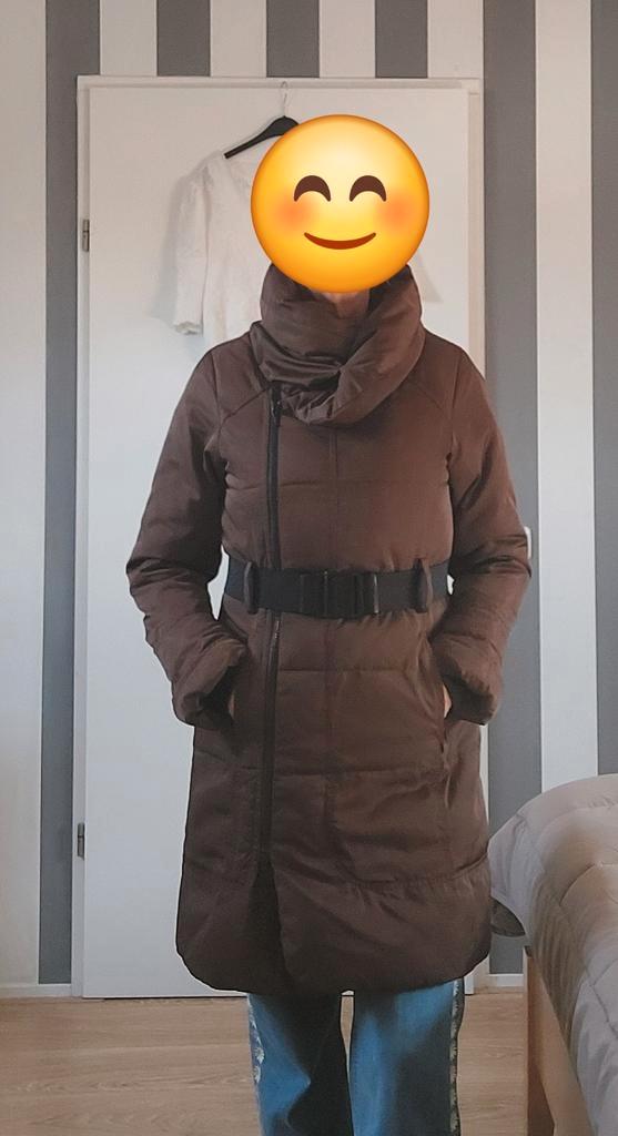 Anna Scott Winterjas Bruin Maat M, Kleding | Dames, Jassen | Winter, Zo goed als nieuw, Maat 38/40 (M), Bruin, Ophalen of Verzenden
