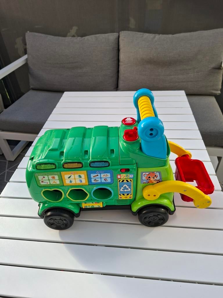 Vuilniswagen Vtech, Kinderen en Baby's, Speelgoed | Vtech, Ophalen of Verzenden, Zo goed als nieuw