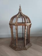 Decoratieve Gouden vogelkooi, Antiek en Kunst, Curiosa en Brocante, Ophalen of Verzenden