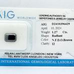 Natuurlijke Diamant - 1.27 ct - Radiant - fancy dark orangy, Ophalen of Verzenden, Nieuw