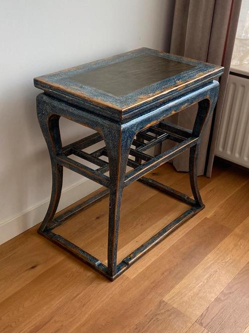 Chinese tafel / bijzettafel, Huis en Inrichting, Tafels | Bijzettafels, Gebruikt, Rechthoekig, 75 cm of meer, Hout, Ophalen