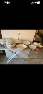 Vintage Servies met Blauwe Bloemen 6 delig, Huis en Inrichting, Keuken | Servies, Gebruikt, Ophalen of Verzenden, Overige stijlen