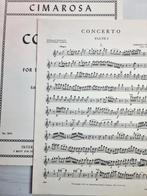 Cimarosa Fluit & Piano Concerto  in G. J-P. Rampal, Muziek en Instrumenten, Bladmuziek, Klassiek, Dwarsfluit of Piccolo, Ophalen of Verzenden