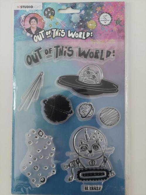 Clearstamps Art by Marlene Out of this world, Hobby en Vrije tijd, Stempelen, Nieuw, Clearstamp, Ophalen