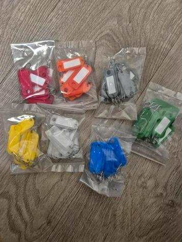 Sleutel Labels - Diverse Kleuren - 10 Stuks beschikbaar voor biedingen