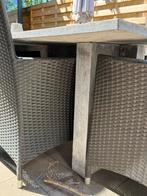 Natuursteen tuintafel, Ophalen of Verzenden, Gebruikt, Rechthoekig, Overige materialen