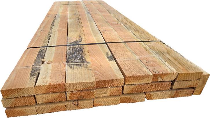 22 Douglas balken 50x150 mm - nr: TB86, Tuin en Terras, Palen, Balken en Planken, Balken, 250 cm of meer, Ophalen