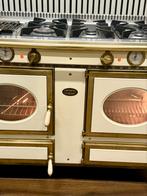 Luxe J.Corradi Fornuis creme/messing 2 ovens 120 cm, Gebruikt, Fornello Esperta, Ophalen of Verzenden, Energieklasse A of zuiniger