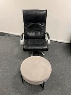Relaxfauteuil met voetenbank, Ophalen of Verzenden, Zo goed als nieuw, Eén
