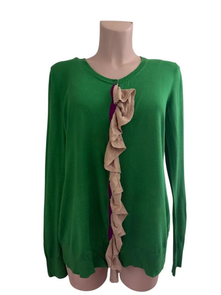 Escada vest L, Kleding | Dames, Truien en Vesten, Zo goed als nieuw, Maat 42/44 (L), Groen, Ophalen of Verzenden