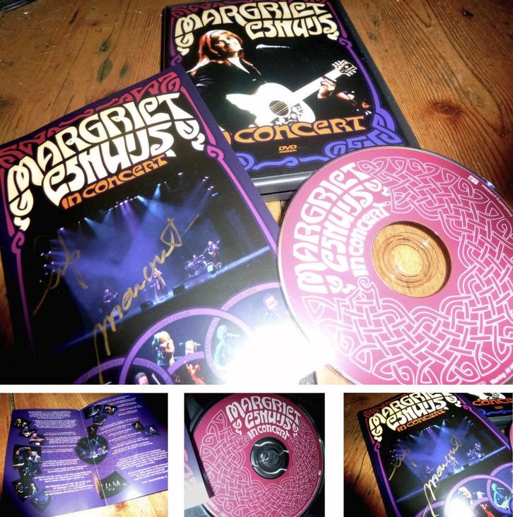 DVD Margriet Eshuijs Live - 148min - exra nrs - GESIGNEERD, Cd's en Dvd's, Dvd's | Muziek en Concerten, Zo goed als nieuw, Alle leeftijden