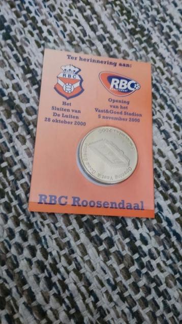 RBC Roosendaal herdenkingsmunt stadion beschikbaar voor biedingen
