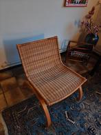 Rotan Lounge stoel, Ophalen, Bruin, Twee