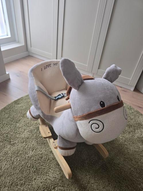 Hobbeldier ezel met geluid zo goed als nieuw speelgoed, Kinderen en Baby's, Speelgoed | Hobbelfiguren, Zo goed als nieuw, Ophalen