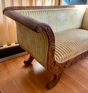 Biedermeier Bankje - 173cm Breed beschikbaar voor biedingen