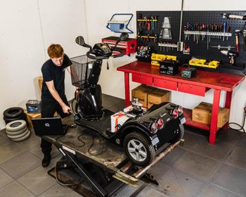 Scootmobiel onderhoud en reparatie! beschikbaar voor biedingen