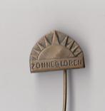 Zonnegloren TBC Sanatorium speldje Soest logo, Gebruikt, Niet vindbaar, Niet vindbaar, Speldje of Pin