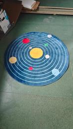 Vloerkleed IKEA universum, Huis en Inrichting, Stoffering | Tapijten en Kleden, Ophalen, Blauw, Rond, Zo goed als nieuw