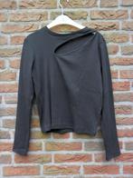 Only nieuw zwart gaaf shirt met opening aan de voorkant xl, Only, Zwart, Maat 46/48 (XL) of groter, Nieuw