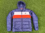 Roland Garros gewatteerde navy/oranje pufferjas M, Ophalen of Verzenden, Zo goed als nieuw, Roland Garros, Maat 48/50 (M)