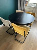 Eettafelstoelen grijs en geel, Huis en Inrichting, Ophalen, Grijs