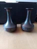 Daalderop KMD Art Deco messing vaasjes, Antiek en Kunst, Ophalen of Verzenden