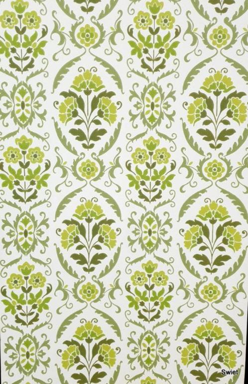 6606 Vintage retro oud barok medaillon behang behangpapier, Huis en Inrichting, Stoffering | Behang, Verzenden