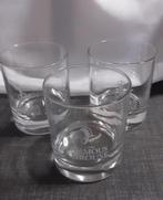 THE FAMOUS GROUSE glazen, 3 stuks, vliegende vogel, Ophalen of Verzenden, Zo goed als nieuw, Borrel- of Shotglas