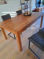 Teak tafel 180x100 cm, Huis en Inrichting, Tafels | Eettafels, Ophalen, Gebruikt, 100 tot 150 cm, Teakhout