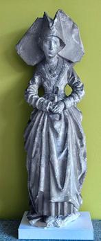 Gipsen beeld Michelle de France - pleurant - Henk Bremmer, Ophalen of Verzenden, Gebruikt, Mens