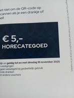 Holland casino 5 euro voucher horecategoed, Tickets en Kaartjes, Kortingen en Cadeaubonnen, Eén persoon, Overige soorten