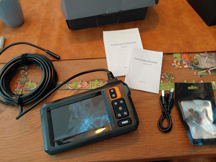 Industriële endoscoop, Doe-het-zelf en Verbouw, Meetapparatuur, Gebruikt, Ophalen of Verzenden